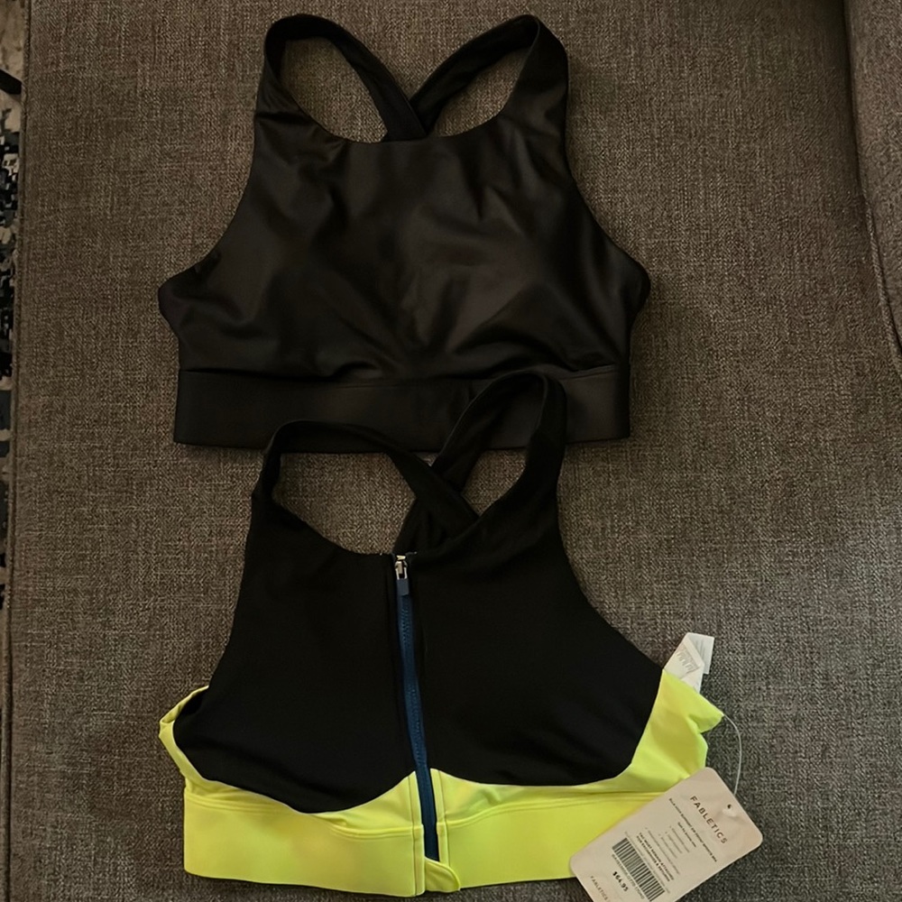 Fabletics sports bra x 2 Medium